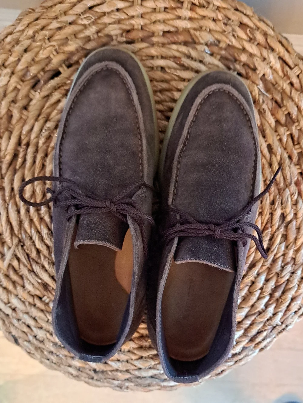 Suitsupply Mens Chukka Brown Suede Business Casual/Preppy Ankle Boots 39/6